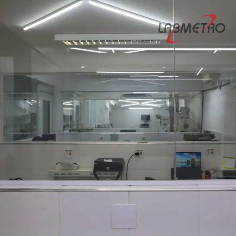 Sala de calibração com ambiente controlado na Labmetro